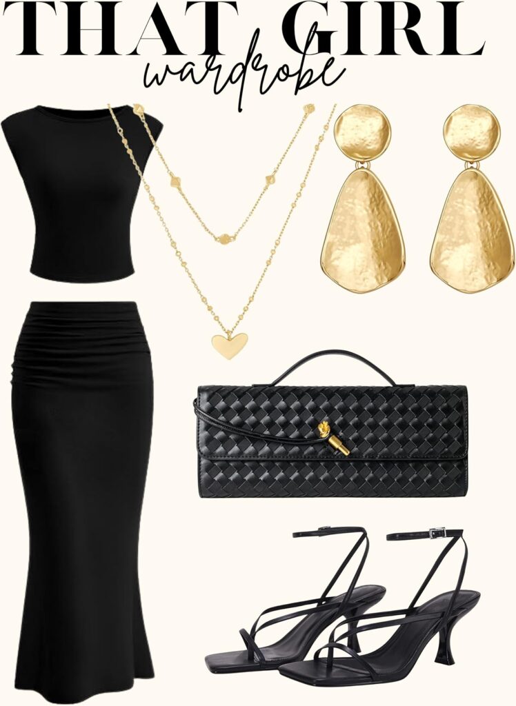 black date night outfit