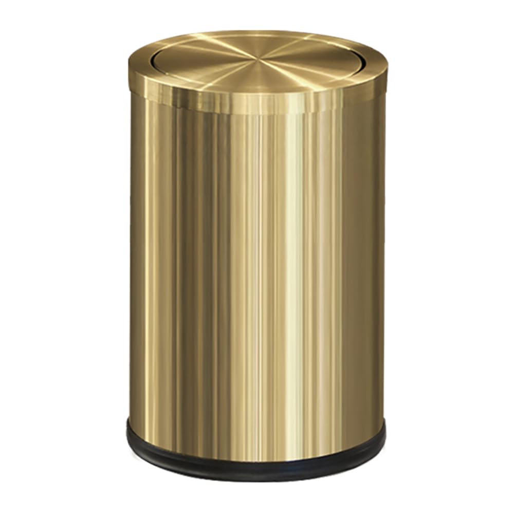 gold trash can