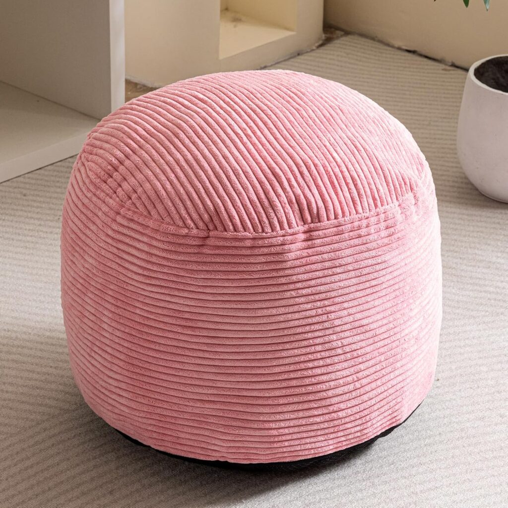 pink pouf