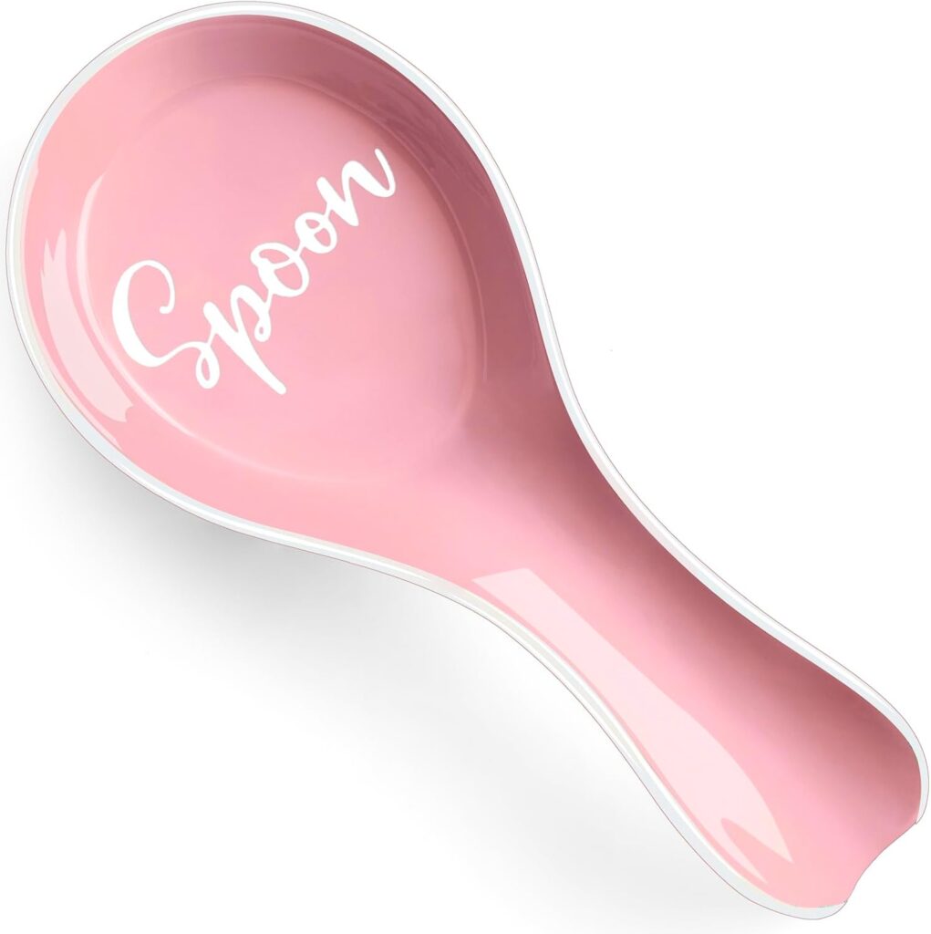 pink spoon