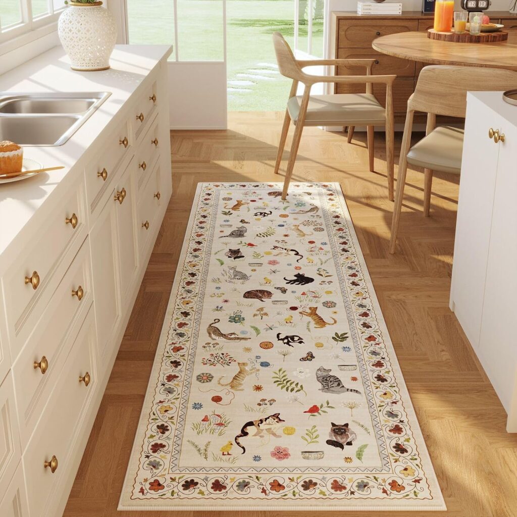girly kitchen rug